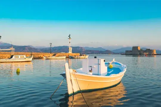 athens airport taxi trip to nafplio