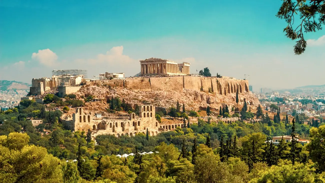 athens airport taxi Ausflug zur Akropolis