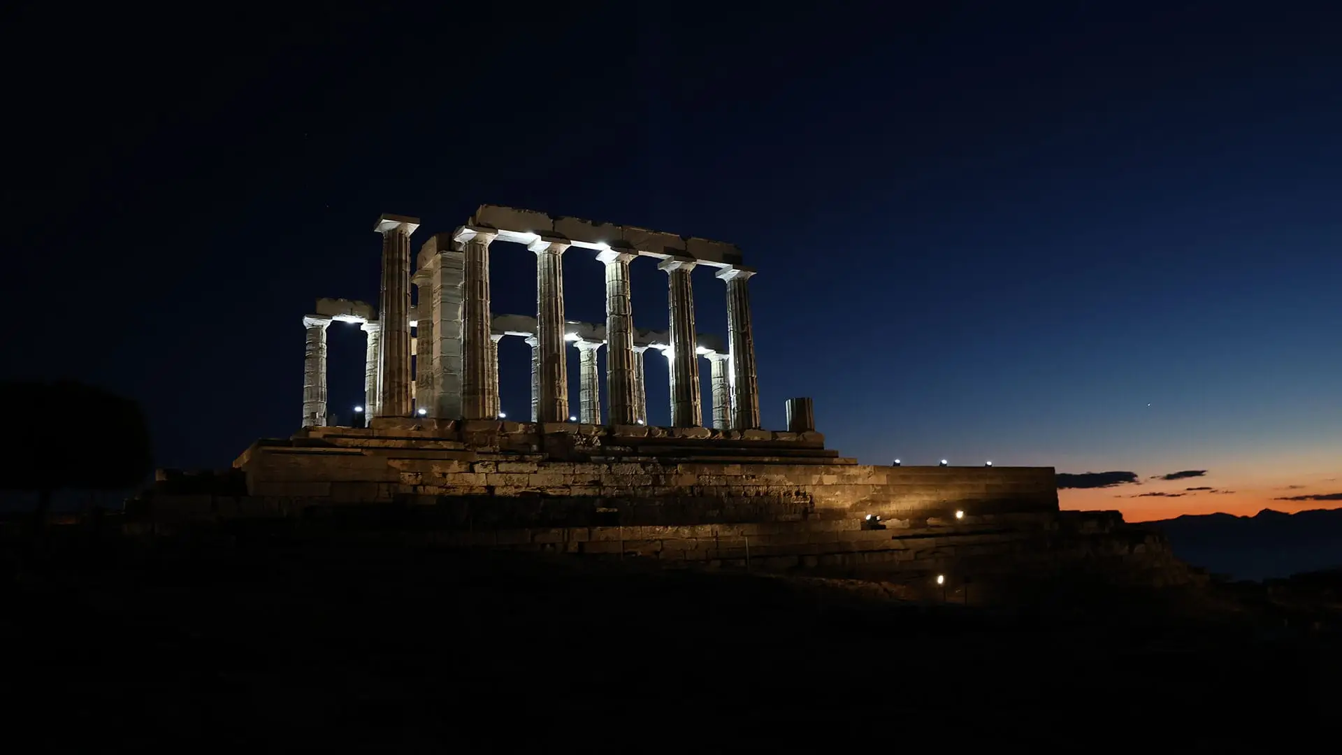 athens airport taxi temple of poseidon