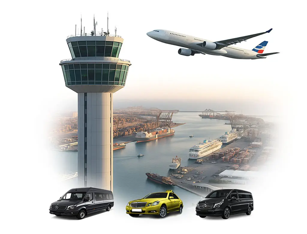 Traslado en taxi desde el aeropuerto internacional de Atenas (minivan o minibús)